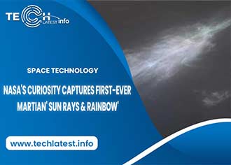 NASA’s Captures first Martian’ Sun rays & Rainbow’