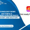 iOS 17 Beta 3: New Menu Icon for Photo Recovery